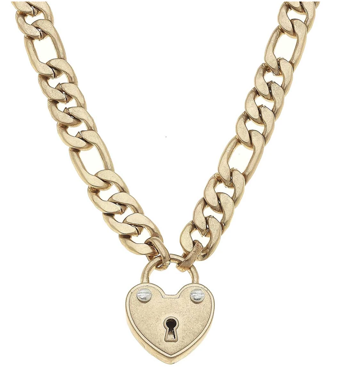 Whitney Padlock Chain Necklace
