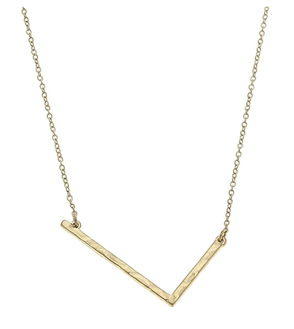 Candace Gold Statement Initial Necklace