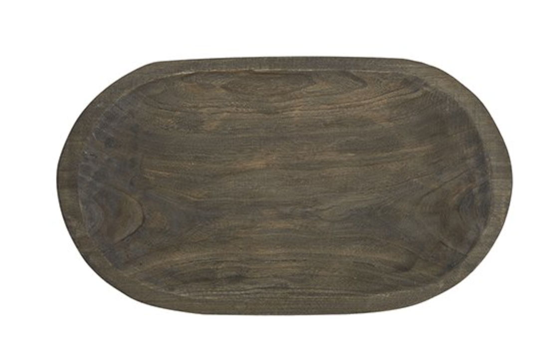 Charcoal Wood Platter