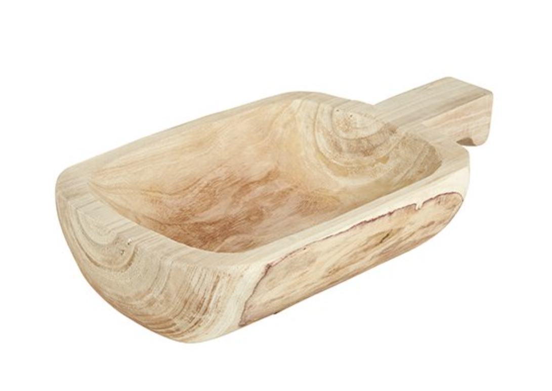 Natural Wood Handle Tray