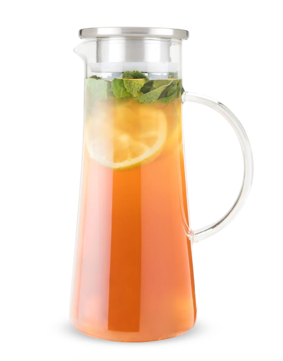 Teapot & Infuser Iced Tea Charlie Glass