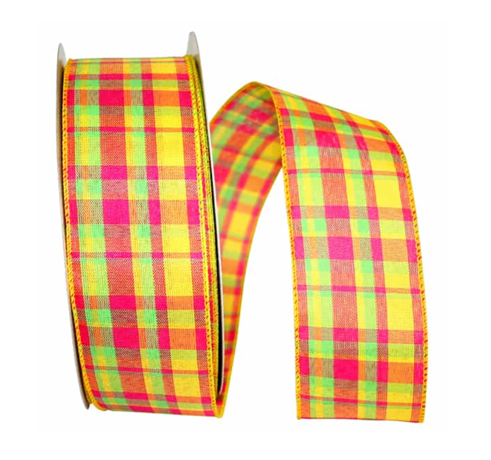 Ribbon Plaid Glamour 2.5"