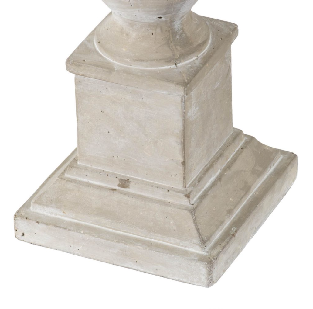 Candle Holders Gray Cement