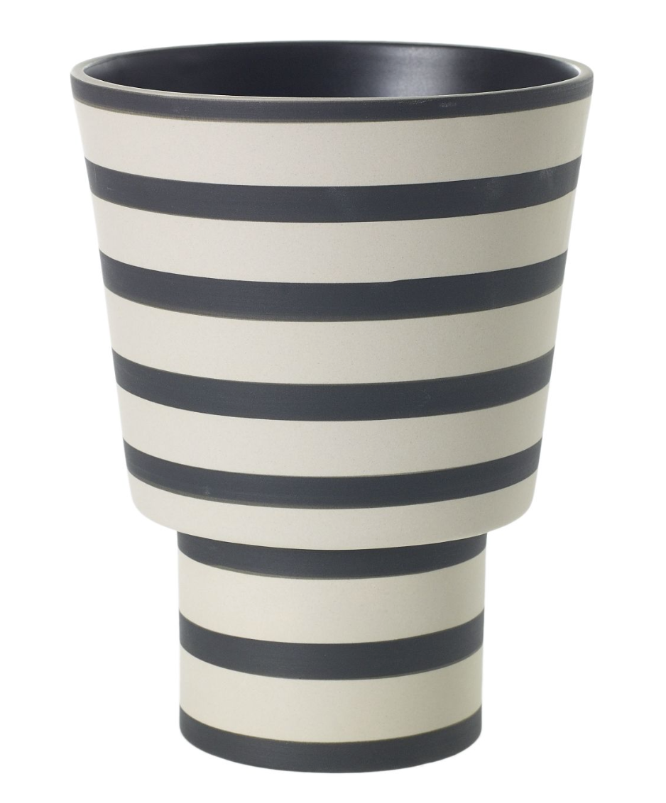 Black & White Stripe Ceramics