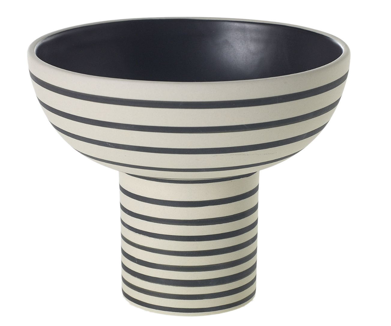 Black & White Stripe Ceramics