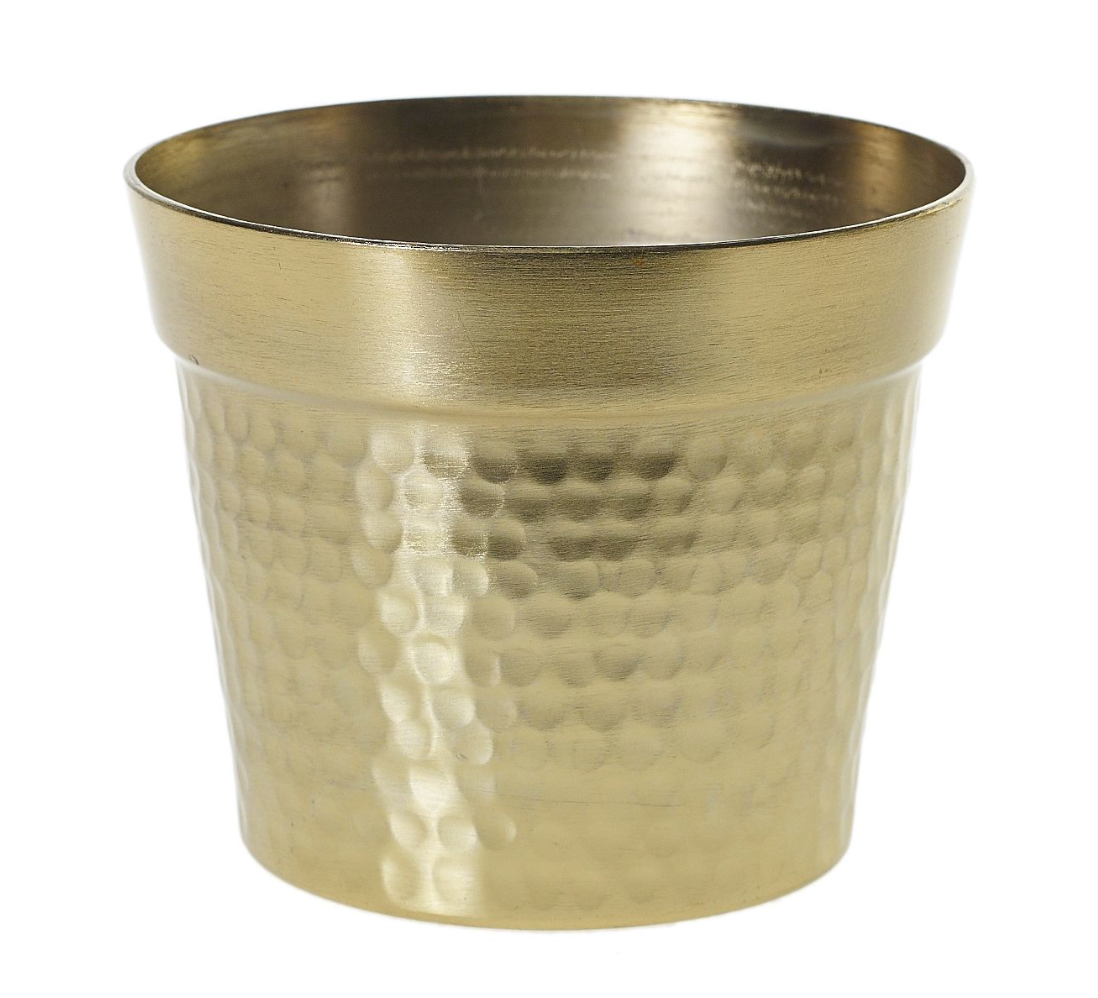 Gold Hammered Pot