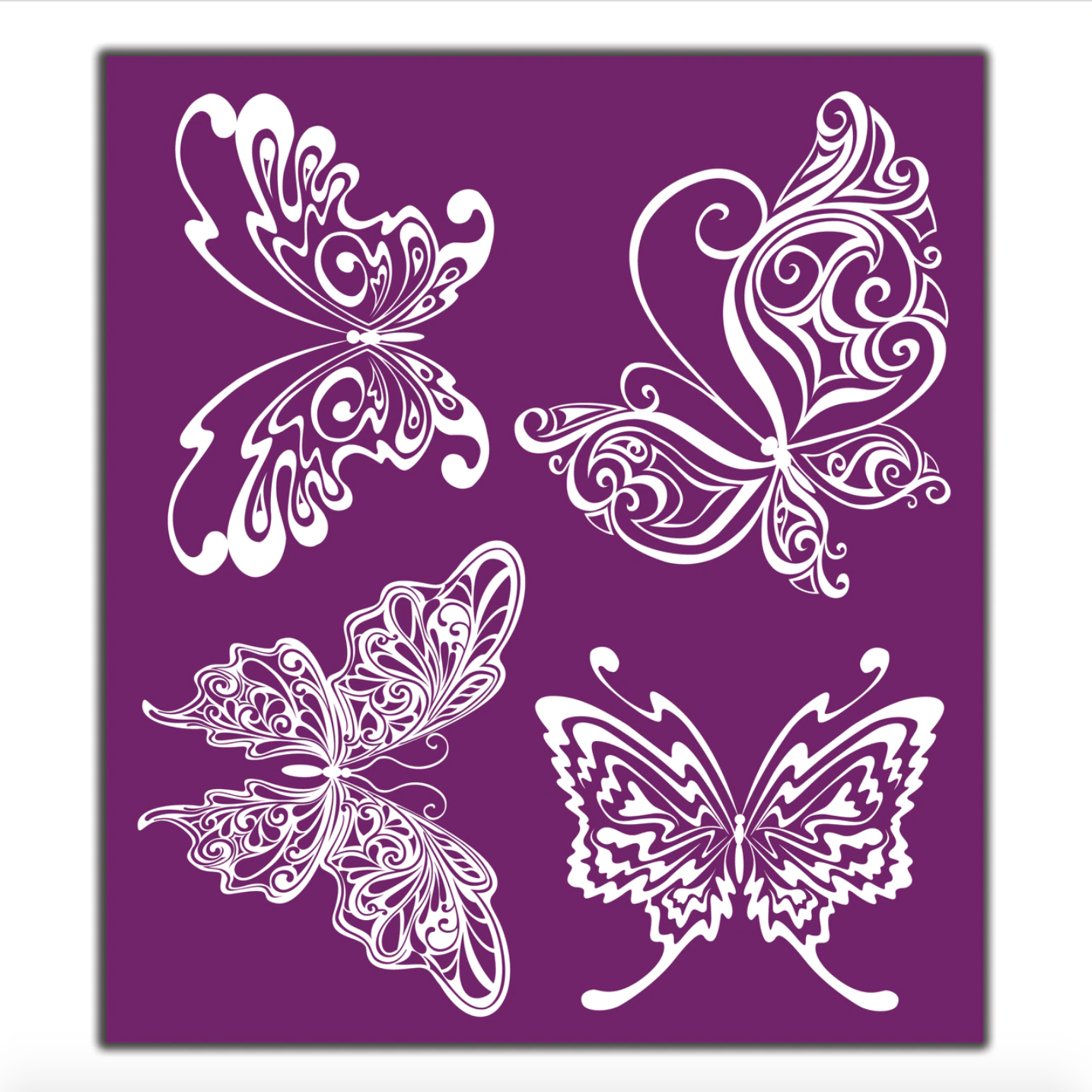 Silkscreen Stencil, Butterflies