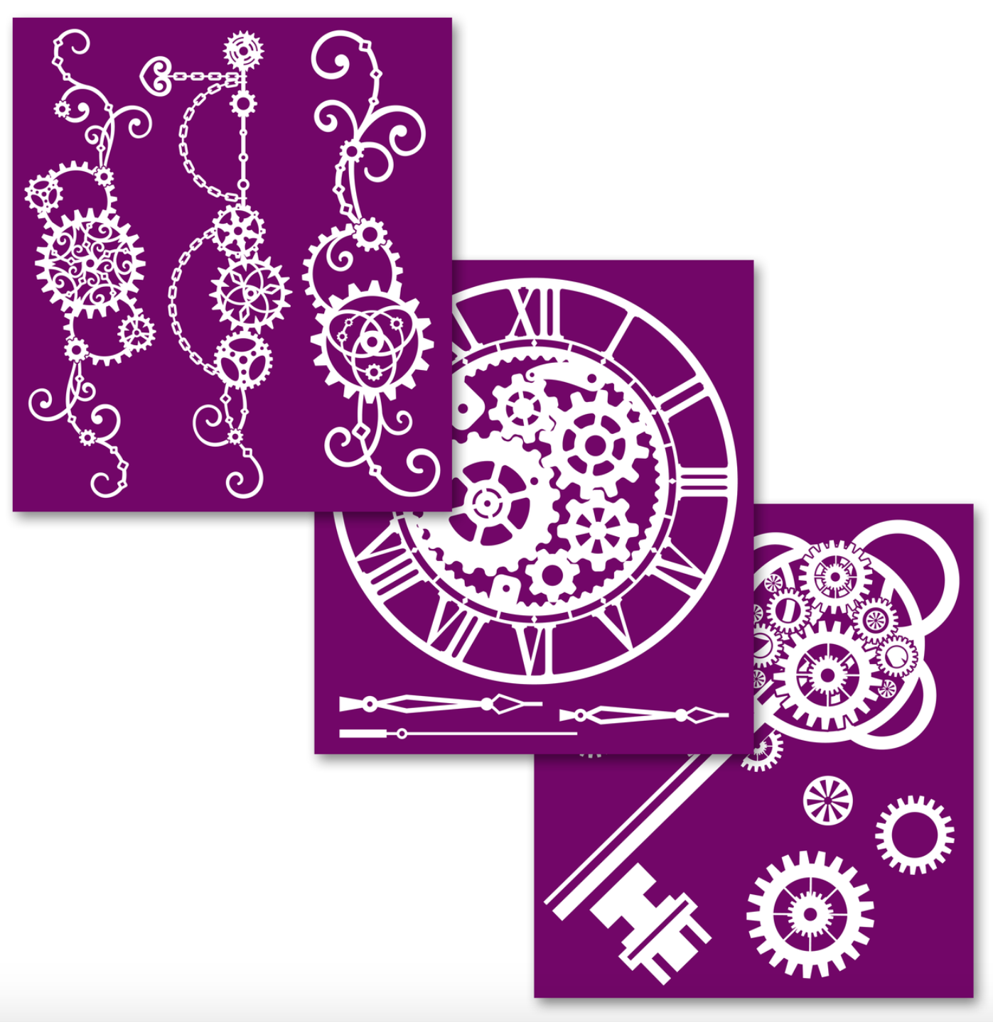 Silkscreen Stencil, Steampunk