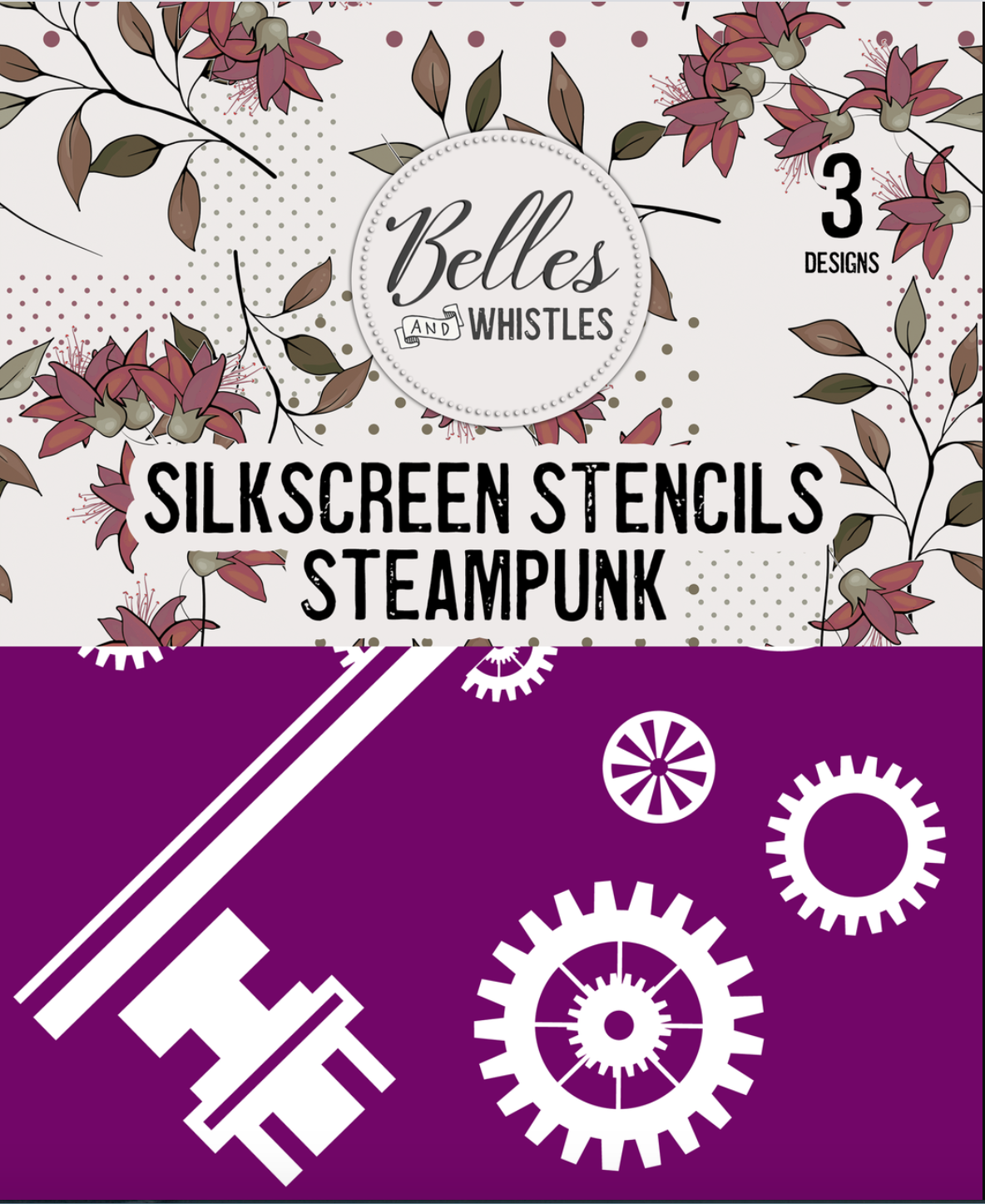 Silkscreen Stencil, Steampunk