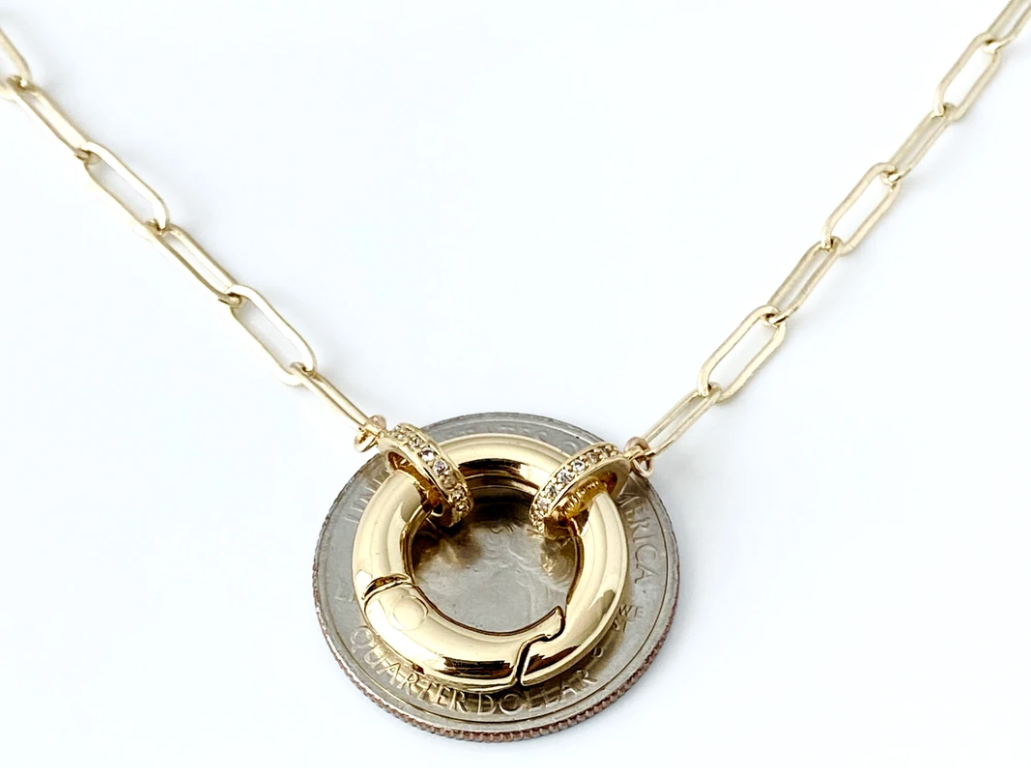 Ring Clip Necklace
