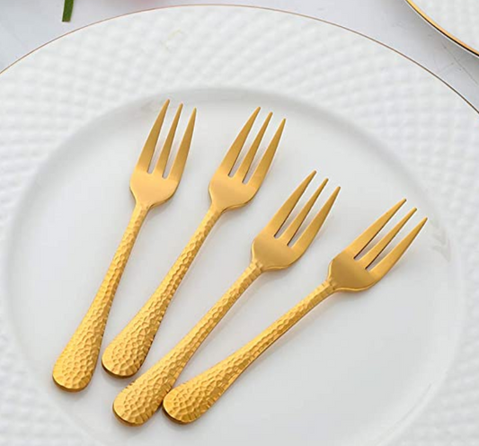 Gold Hammered Mini Serving Ware