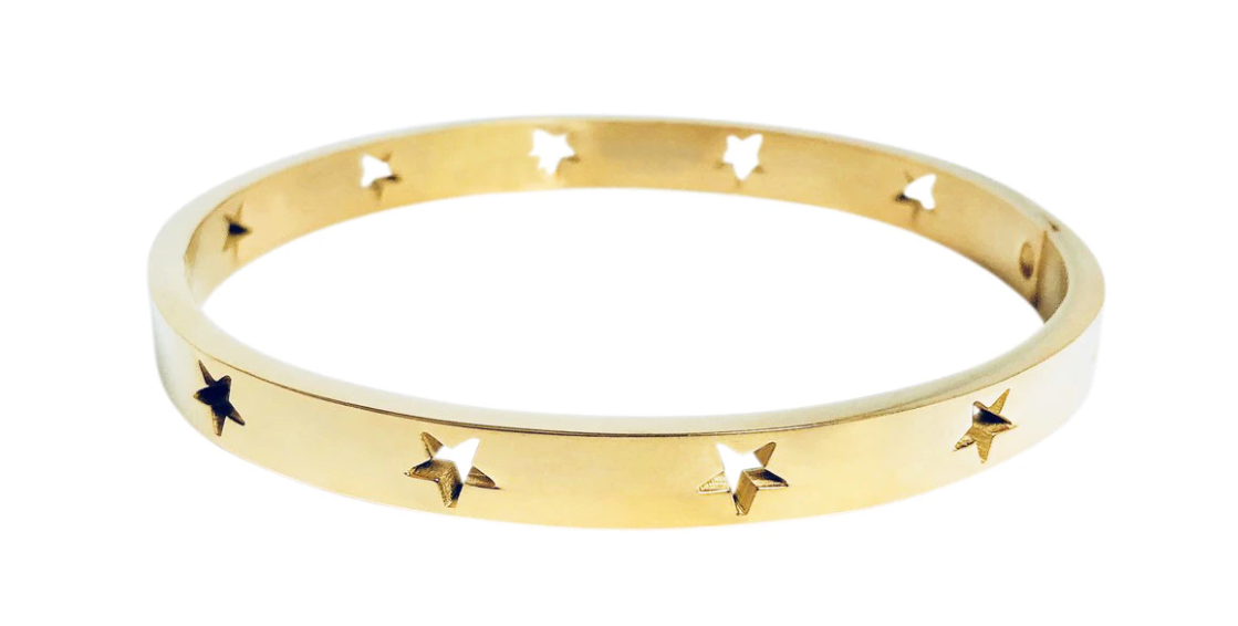 Star Cutout Bangle