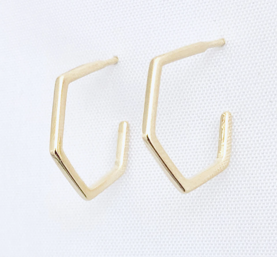 Geometric Hoop Earrings