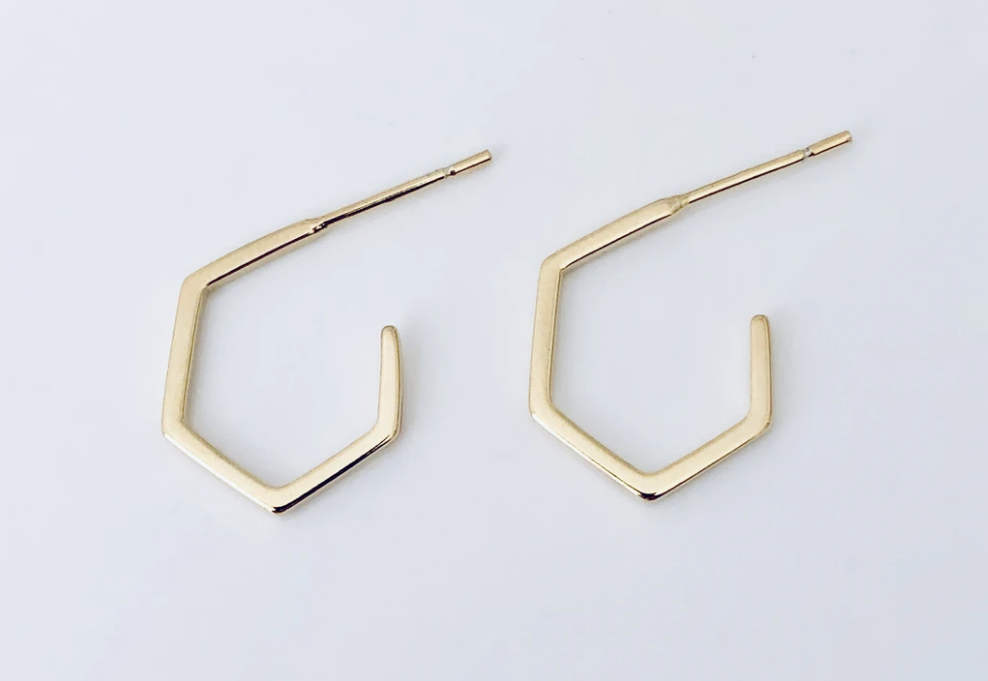 Geometric Hoop Earrings