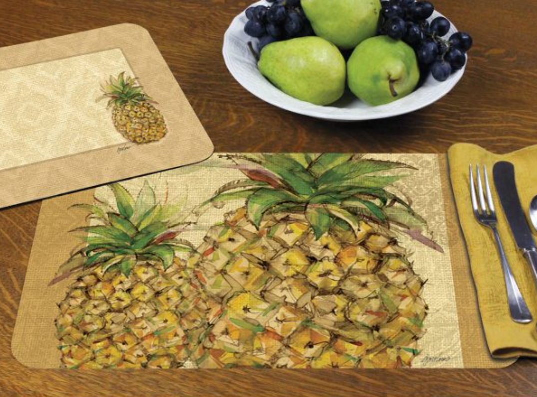 Pineapples Easy Care Placemat