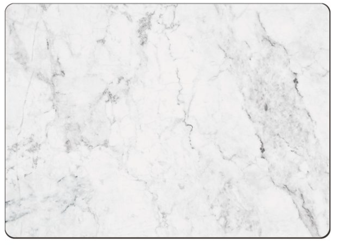 White Marble Hardboard Placemat