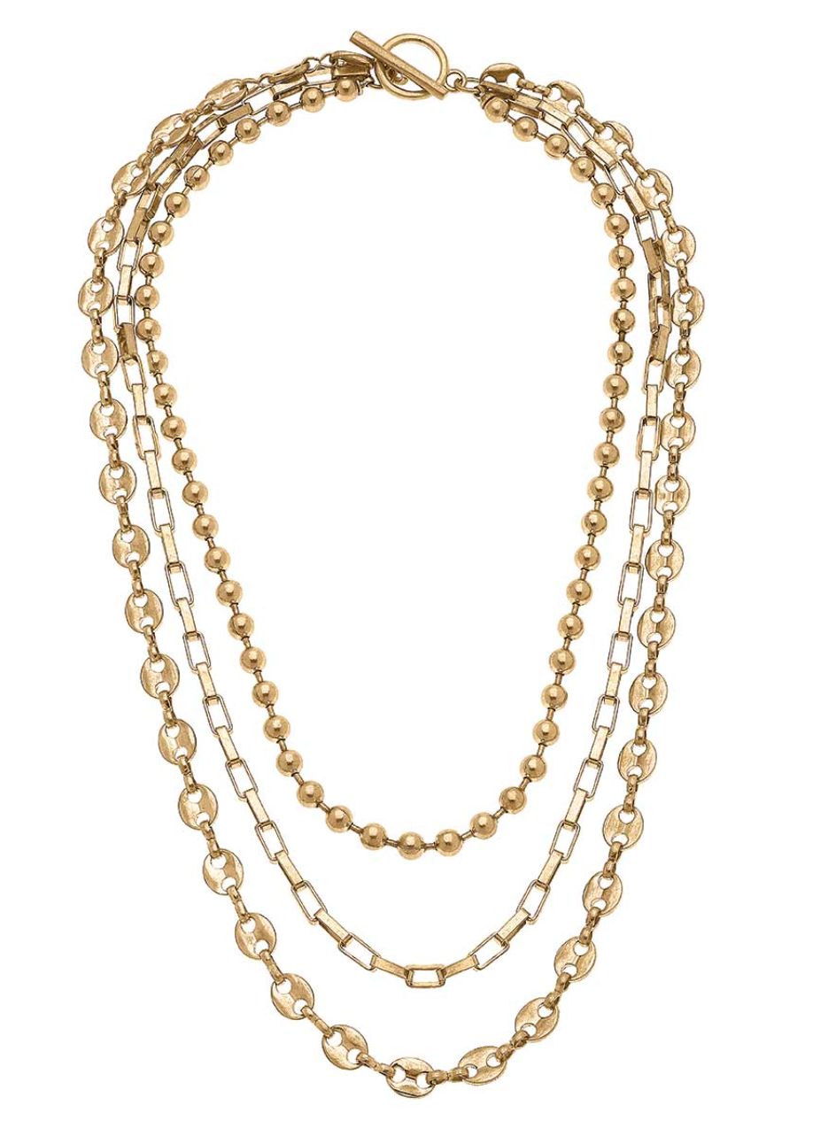 Elliot Layered Chain Necklace