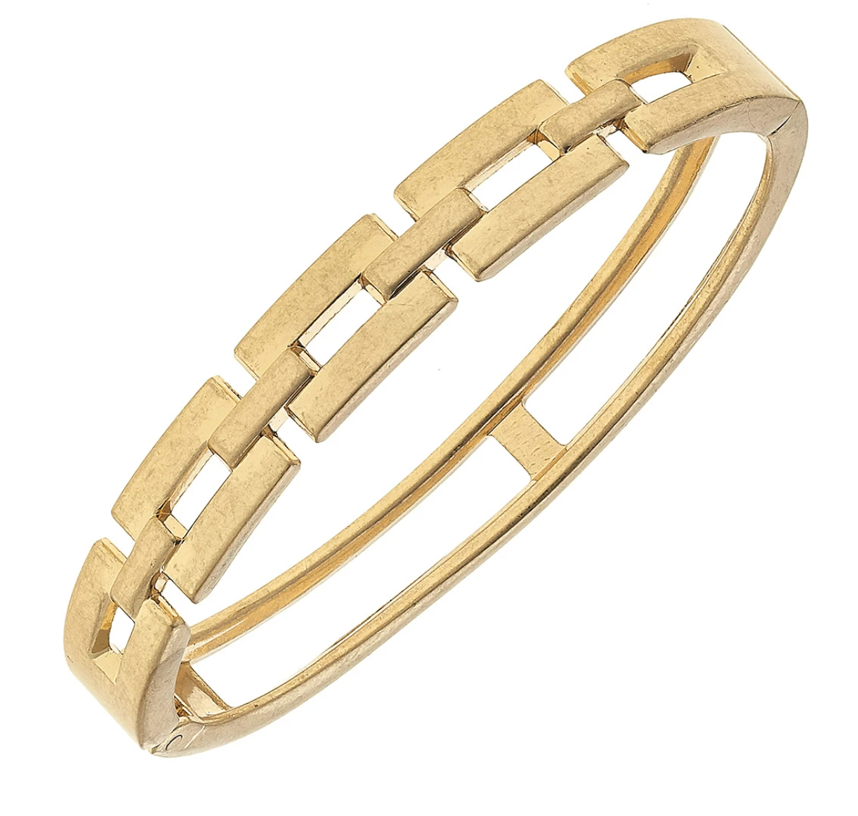 Bracelet Hinge Chain Link Quinn Gold