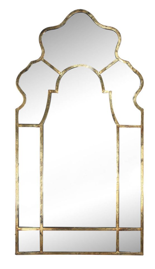 Gold Scallop Mirror