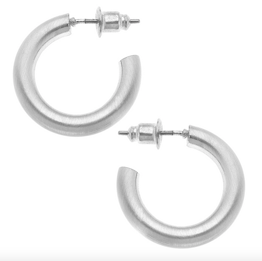 Earrings Hoop Celia Silver