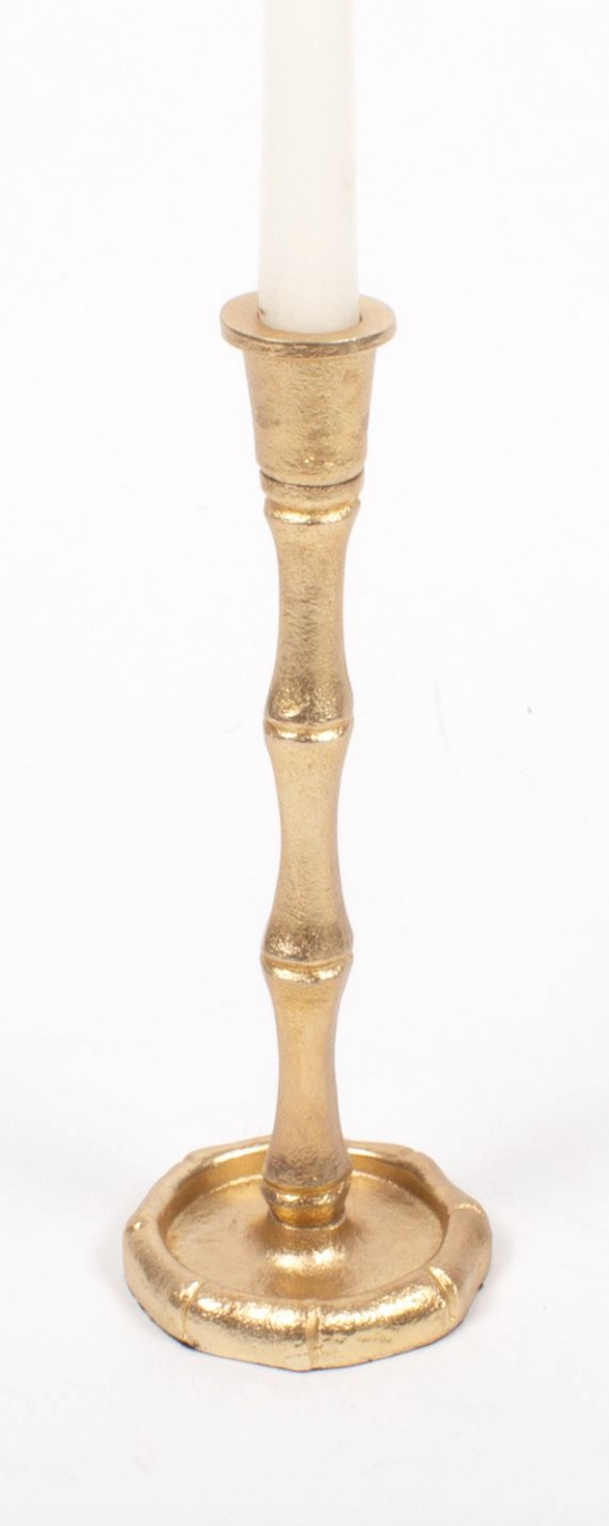 Candlestick Gold Bamboo