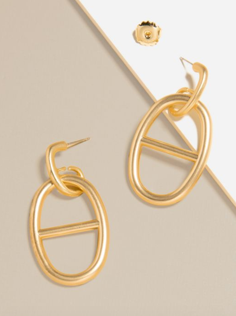 Earrings Link Mariner Gold