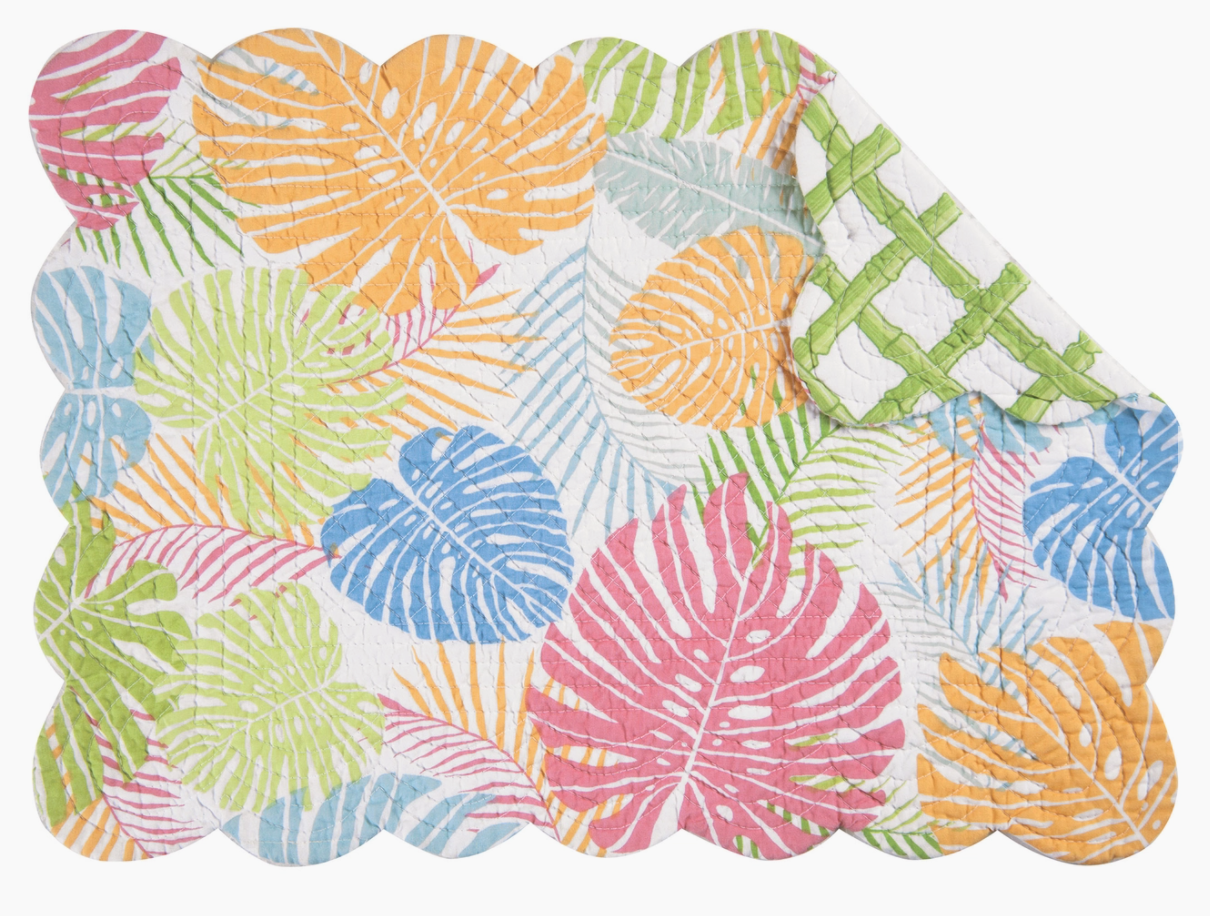 Placemat Reversible Palm Beach