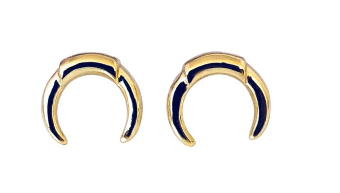 Double Horn Earrings