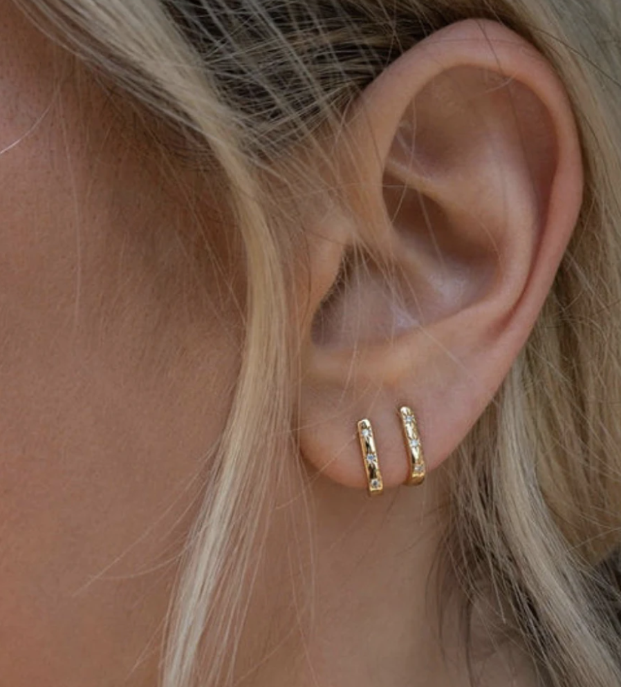 Star Hook Stud Earrings