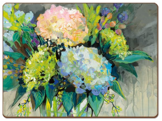 Garden Hydrangeas Hardboard Placemat