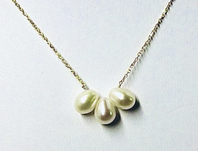 Triple Pearl Necklace