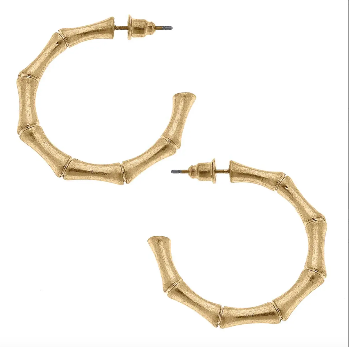 Mia Bamboo Hoop Earrings