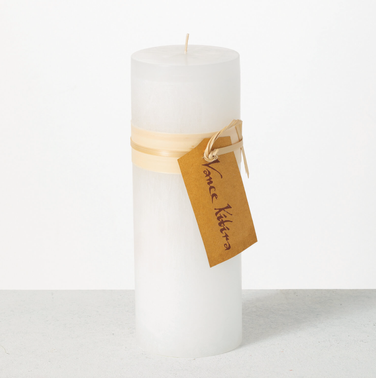 White Timber Candle