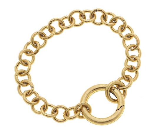Zoe Spring Ring Chain Bracelet