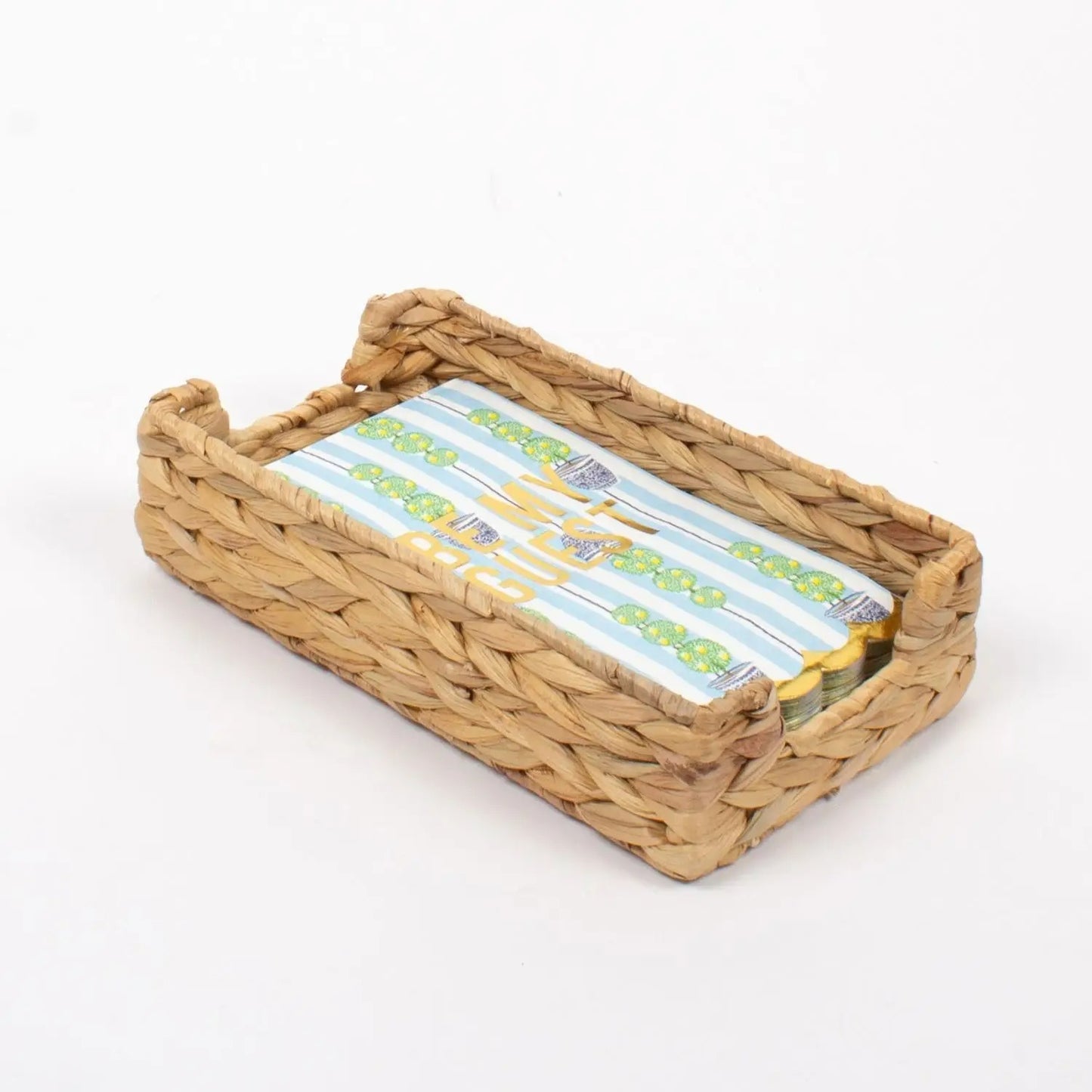 Guest Towel Holder Tray Holder Hyacinth Reed
