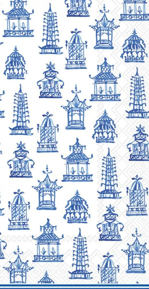 Guest Towels Pagoda Blue