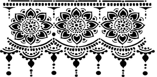 Silkscreen Stencil, Lotus Bloom