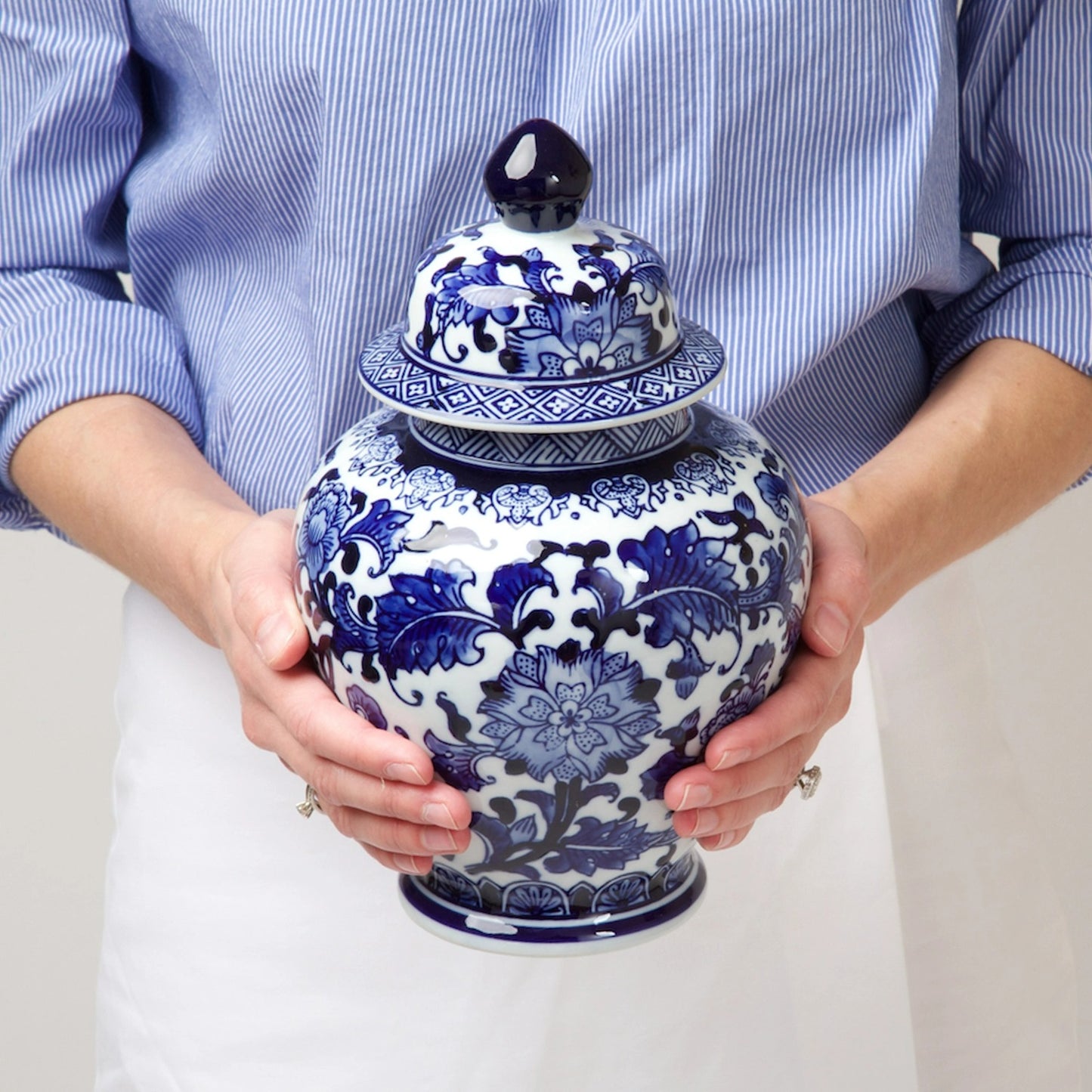 Ginger Jar Blue Chinoiserie Small