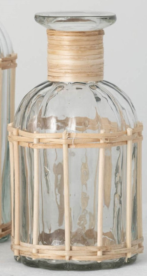 Bottle Bamboo Glass Medium