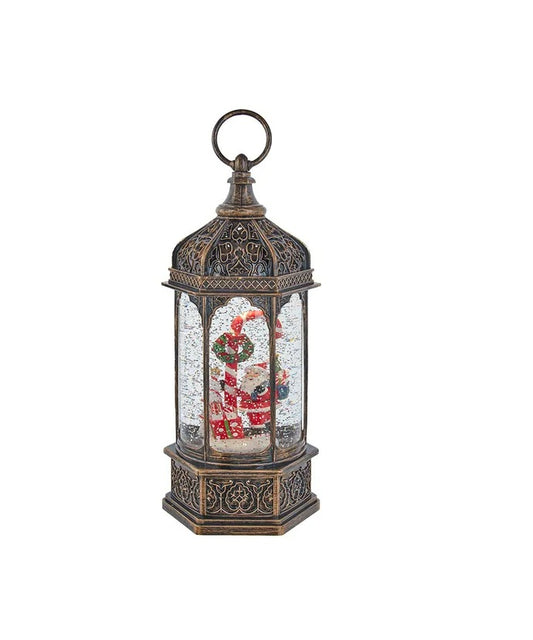 Lantern Water Santa Peppermint 11"