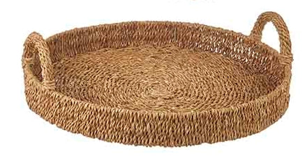 Basket Tray Seagrass Rattan Large
