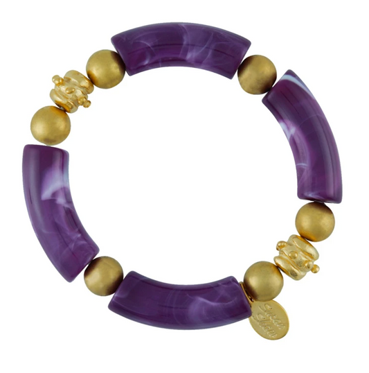 Bracelet Stretch Charleston Purple